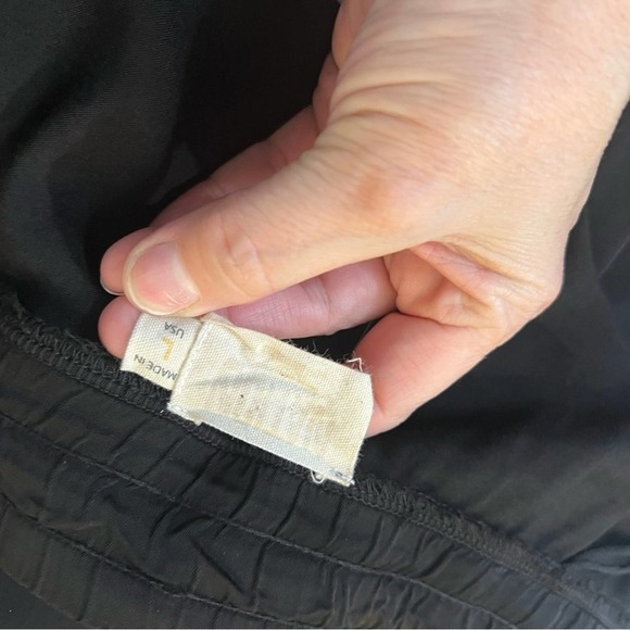 Nation LTD Freya Wrap Black Wrap Tulip Satin Pants Large - Picture 8 of 8